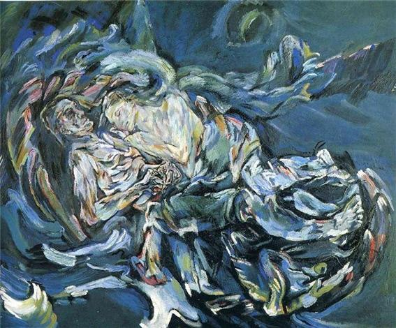 코코슈카의 그림 ‘바람의 신부’(1914). 필자제공