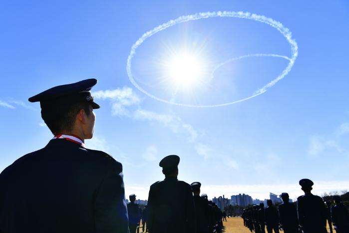 공군 제151기 학사사관후보생 임관식.