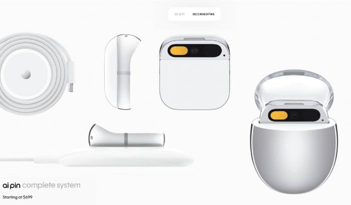 휴메인의 웨어러블 디바이스 AI 핀. 필자 제공