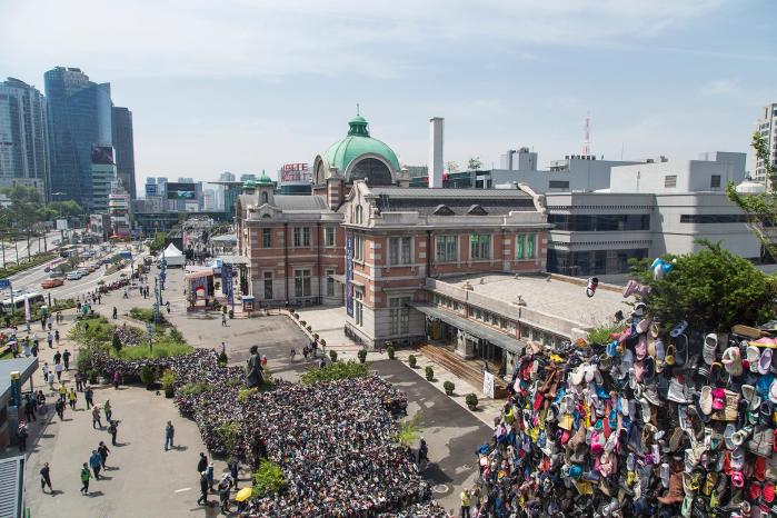 서울로 7017 ‘슈즈트리’. 출처=대한민국역사박물관