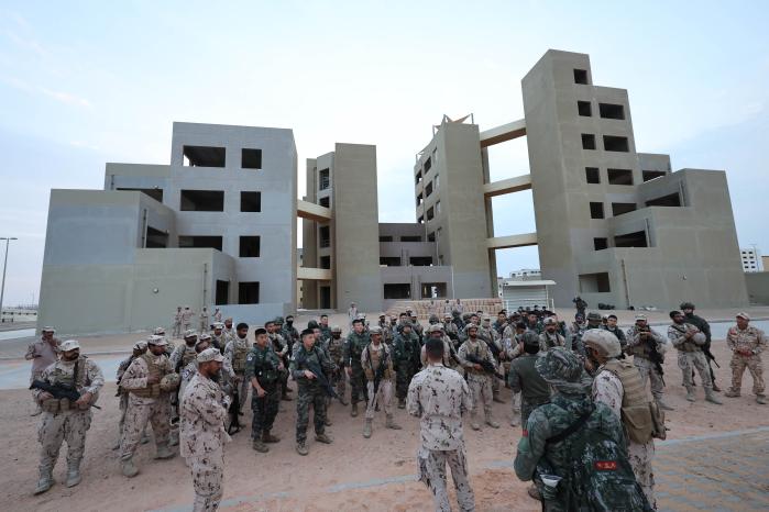 알하므라 도시지역작전 훈련장 전경.