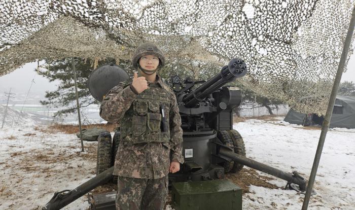 육군1보병사단 방공중대 이상민 하사.