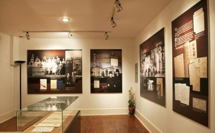 필라델피아 서재필기념관 내부모습