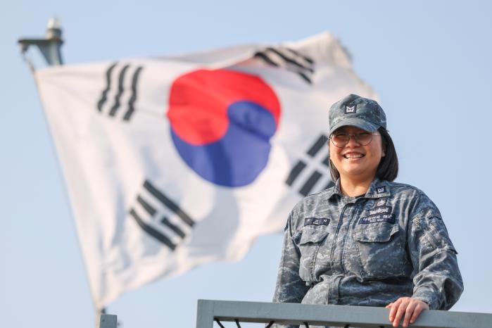 해군3함대 광주함 최소리 하사.