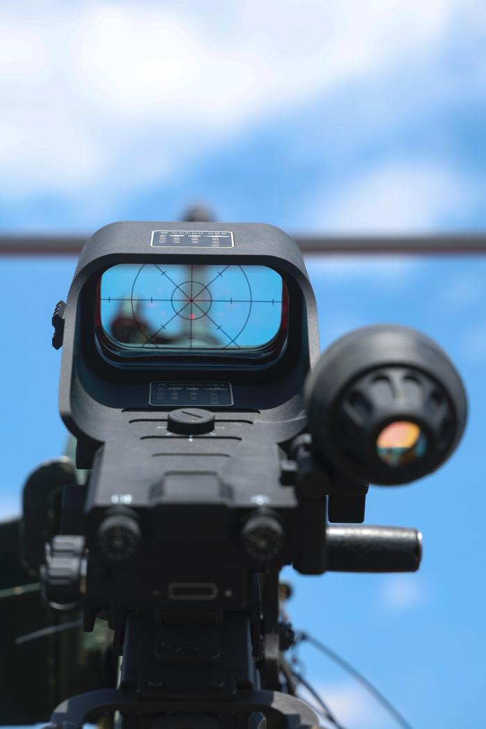 K6 기관총 조준경.