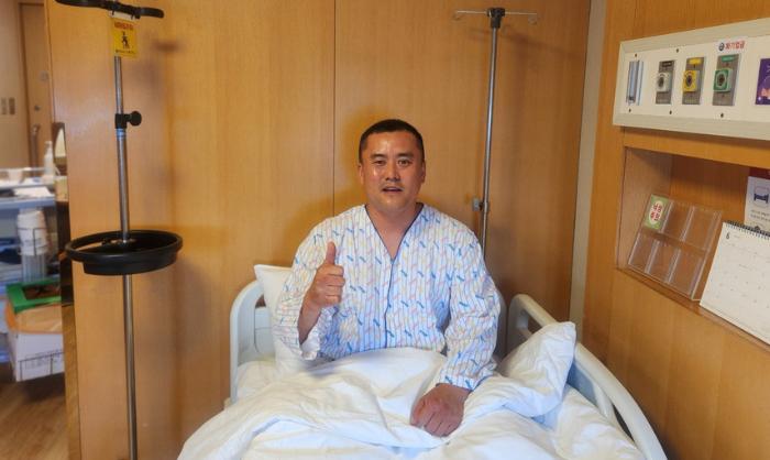 조혈모세포 기증을 마친 육군73보병사단 방성민 상사. 부대 제공