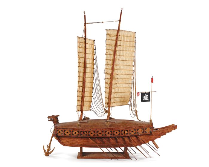 거북선 모형.