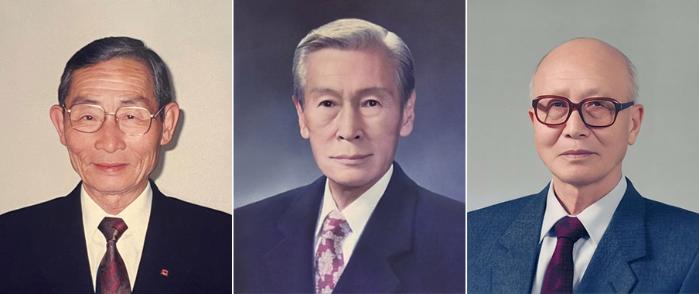 (왼쪽부터) 김기주 지사, 한응규 지사, 김덕윤 지사