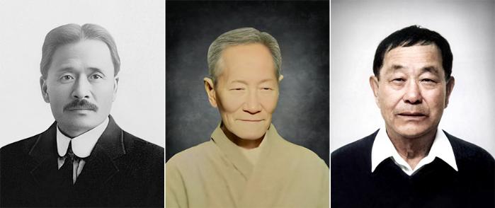 (왼쪽부터) 문양목 지사, 임창모 지사, 김재은 지사 