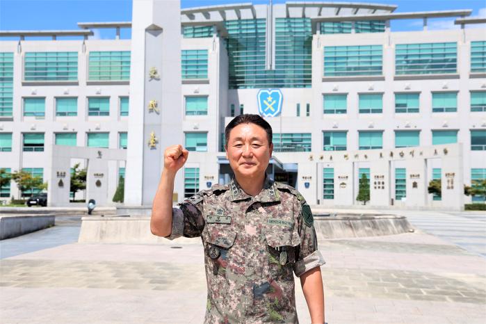 전남대 학군단장 한광철 대령.