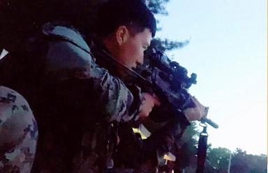 김성진 예비역 육군중사의 현역 시절 모습.