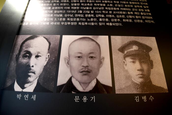 군산 3·5만세운동의 주역들.