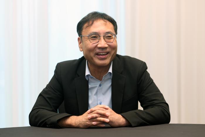 장영재 국가보훈부 제대군인일자리과장이 국방일보와 인터뷰하고 있는 모습.