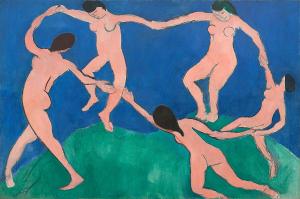 앙리 마티스, <춤(La Danse)>, 캔버스에 유채, 259.7x390.1cm, 1909. 뉴욕 현대미술관 소장