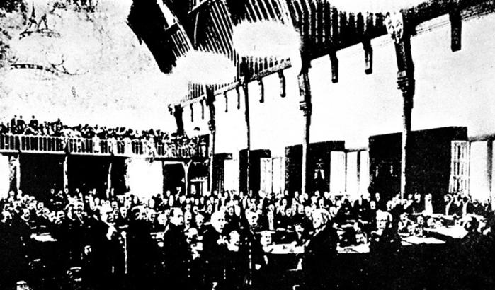 1907년 개최된 제2회 만국평화회의 모습.