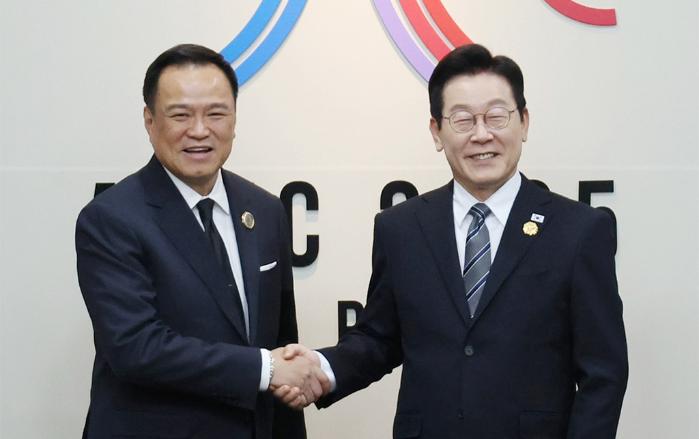 한·태국 정상 협력 강화 ‘맞손’