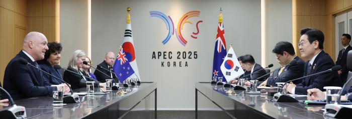 “6·25전쟁 헌신 기억” 이재명 대통령·뉴질랜드 총리 정상회담