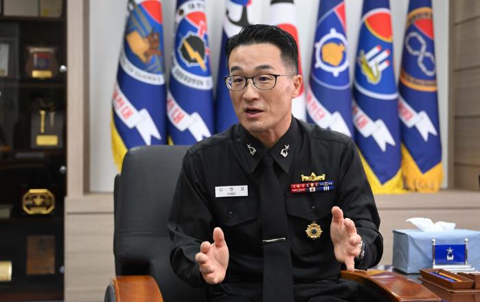 강명길(준장) 합동순항훈련전단장