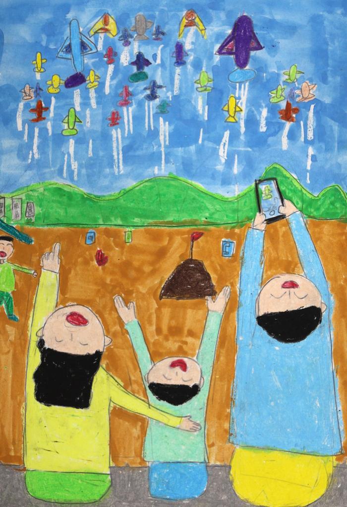 최우수상 포항 효자초등학교 1학년 김휘주.