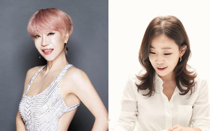 조수미(왼쪽), 김문정