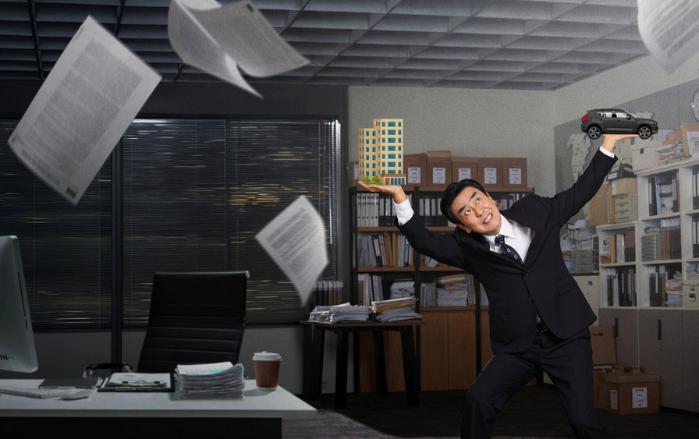 드라마 ‘서울 자가에 대기업 다니는 김 부장 이야기’에서 김낙수 역을 맡은 배우 류승룡. 사진=필자 제공