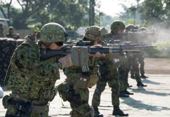 일본 육상자위대의 훈련 모습. 출처=육상자위대 홈페이지