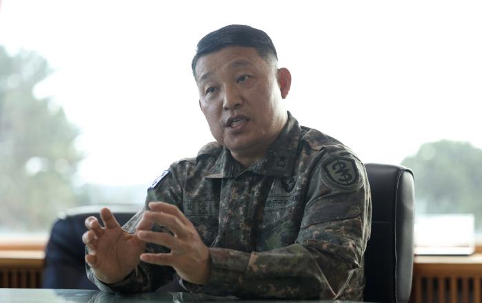 육군23경비여단장 임상진 (준장) 