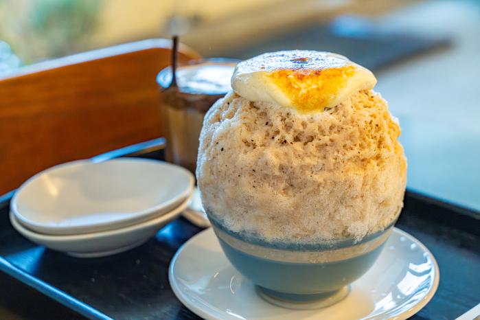 ‘흰다정’에서 맛볼 수 있는 빙수.