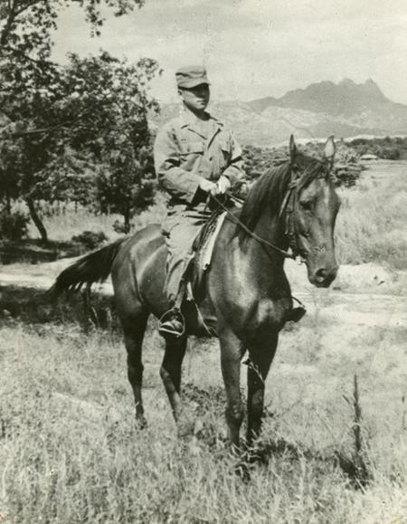 기병대대를 이끌고 6·25전쟁에서 활약한 장철부 중령. 국방일보 DB