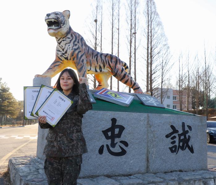 육군2기갑여단 이나라 상사(진). 부대 제공