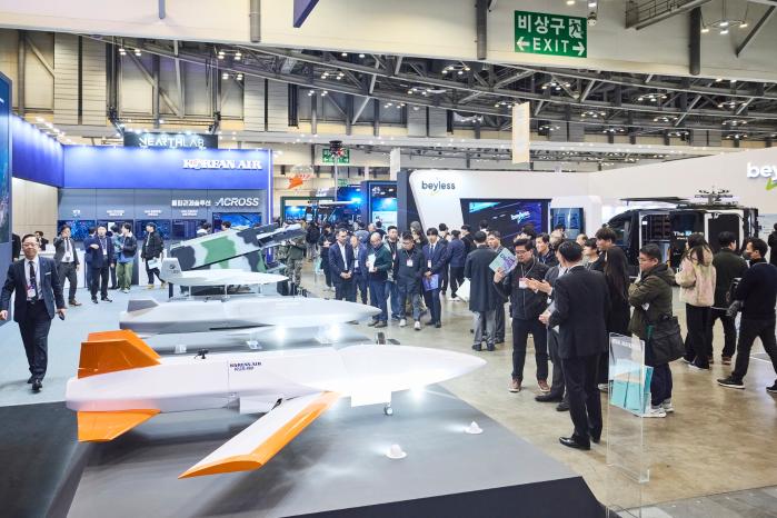 지난해 열린 ‘DSK(드론쇼코리아) 2026’ 모습. 벡스코 제공