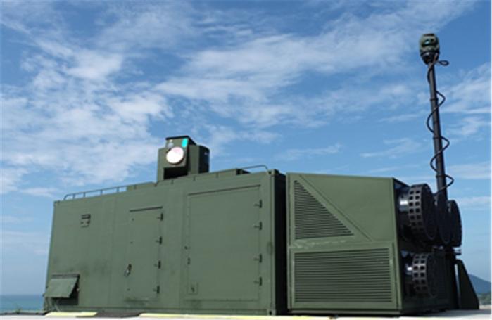 우리 군이 실전 배치한 레이저 대공무기 ‘천광(Block-I)’. 방사청 제공