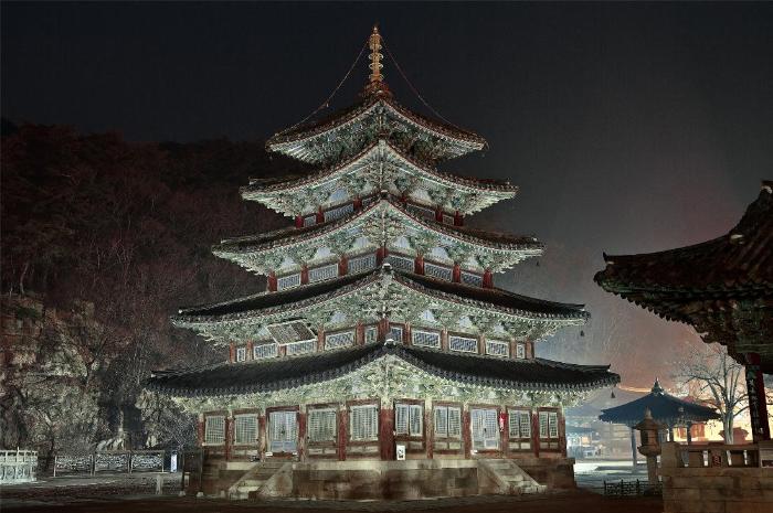 산사의 길 … 충북 보은군 법주사