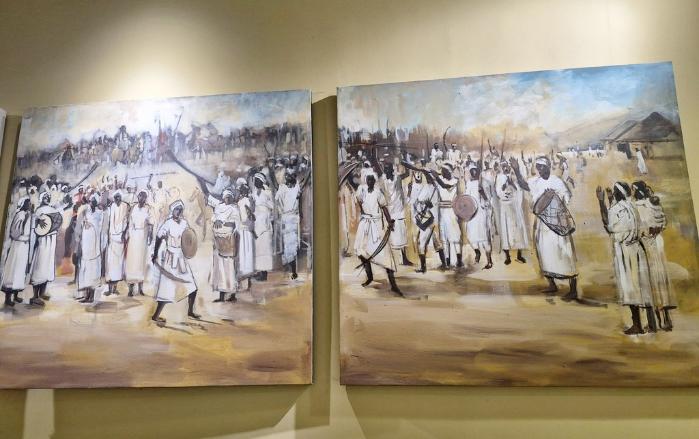 아드와 전승기념관에 전시된 전쟁화.