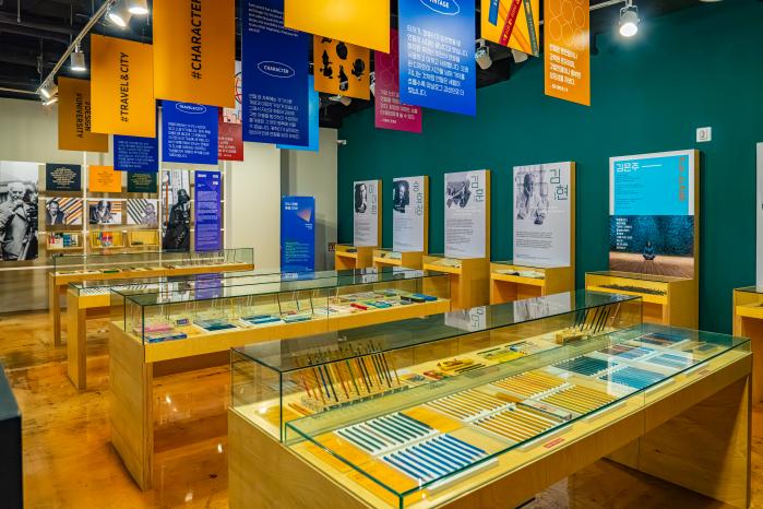 다양한 연필을 모아 놓은 연필뮤지엄.