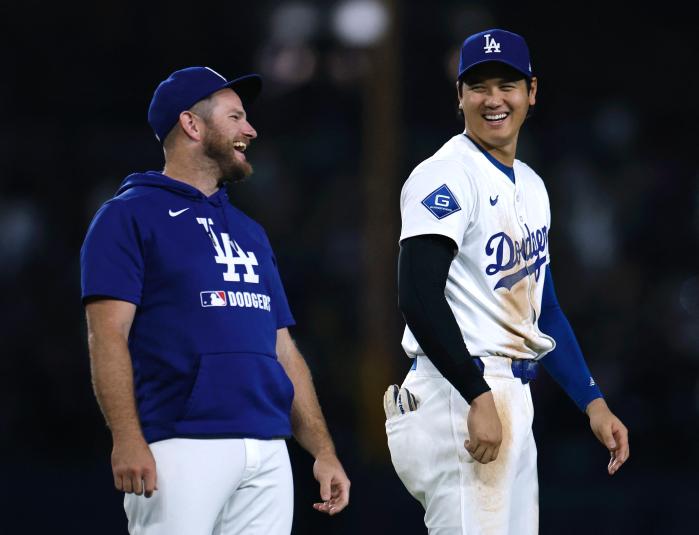 오타니 쇼헤이(오른쪽). 연합뉴스