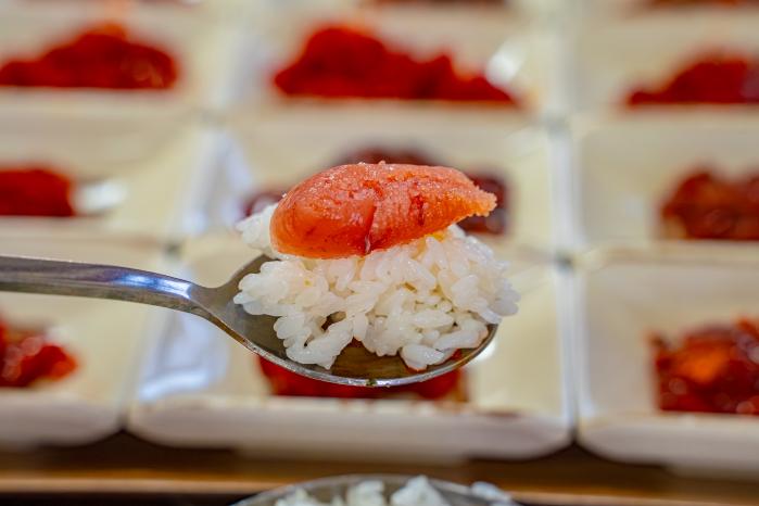 강경에서 맛볼 수 있는 젓갈 백반.