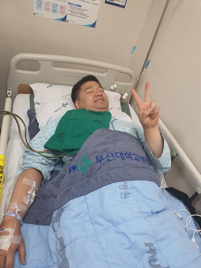 조혈모세포를 기증한 육군39보병사단 솔개여단 성기찬 대위.