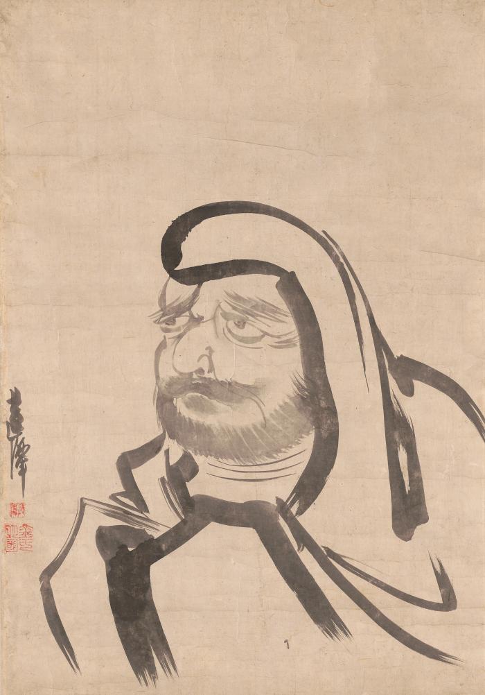 김명국의 ‘달마도’.