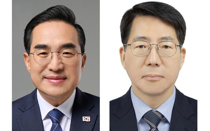 (왼쪽부터) 박홍근 후보자, 황종우 후보자