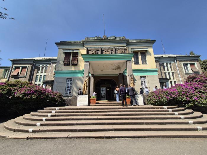 아디스아바바 국립대 왕궁박물관 전경.