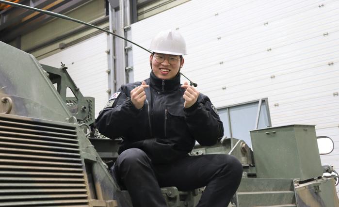 혹한기 훈련을 위해 전역일을 연기한 육군2포병여단 철통포병대대 이승호 예비역 하사. 부대제공