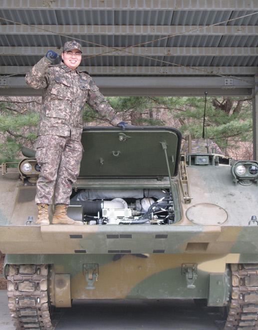 전역 미루고 혹한기 훈련에 참여한 육군3보병사단 화생방대대 정한길 예비역 병장. 부대 제공