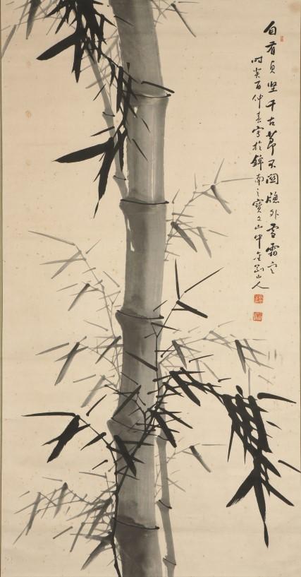 김진우의 ‘묵죽도’(1933). 사진=국립중앙박물관