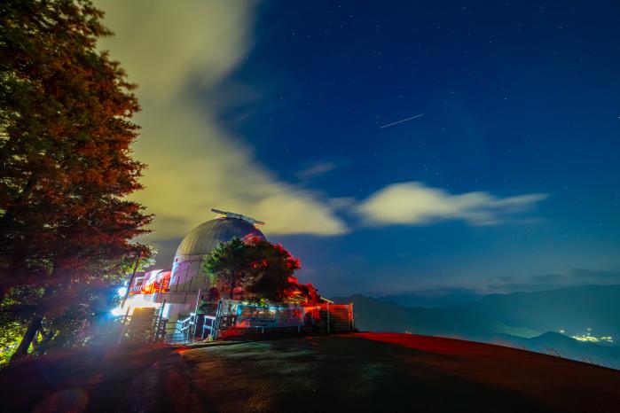 별마로천문대 야경. 필자 제공