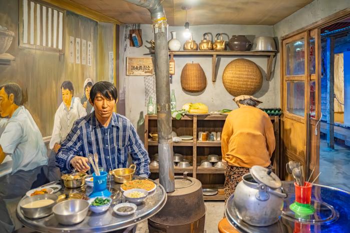 강원특별자치도 탄광문화촌에 재현된 광부 마을의 모습. 필자 제공