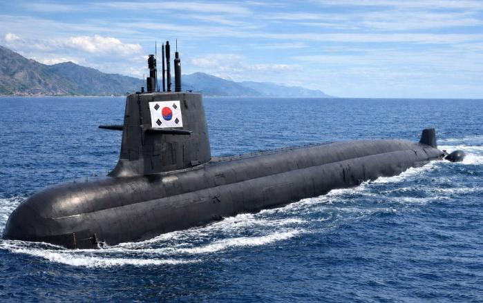 한국형 핵추진잠수함 예상도.