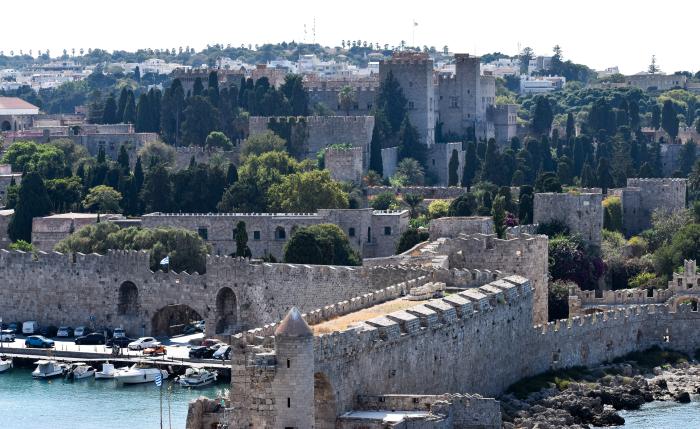 로도스 성채 전경. 필자 제공