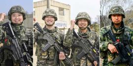 KMEP 훈련에 참가하기 위해 전역을 연기한 신은주 중위