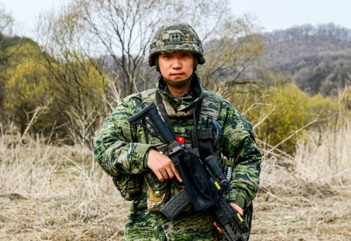 KMEP 훈련에 참가하기 위해 전역을 연기한 부준혁 중위